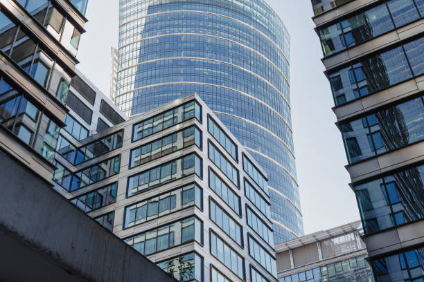 istock Modern office buildings in the financial district 1405476475