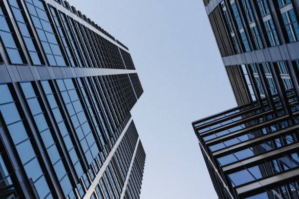 istock Modern office buildings in the financial district 1405476481