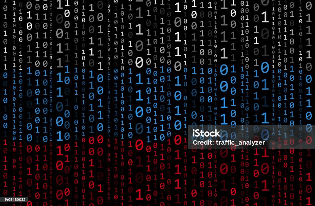 Binary Code Background Russian Flag Stock Illustration - Download Image ...