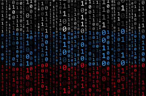 Binary Code Background Russian Flag Stock Illustration - Download Image ...