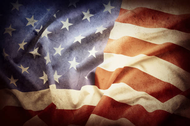 istock Grunge American flag 1405483367