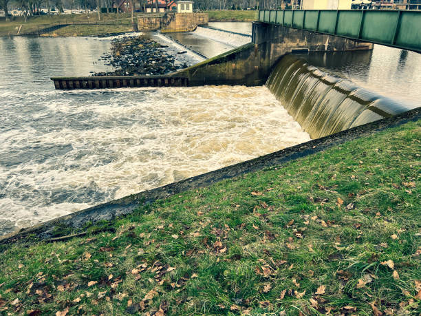 A waterfall in the city called \