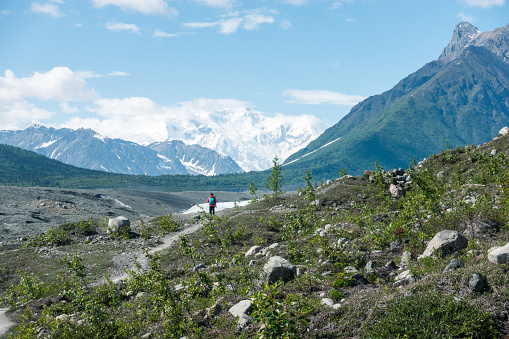 Hikers in the Wrangell-St. Elias National Park & Preserve