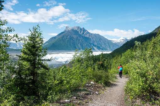 Hikers in the Wrangell-St. Elias National Park & Preserve