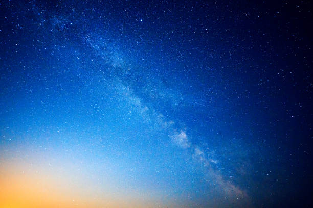 istock Milky Way in the midnight sky 1405499174