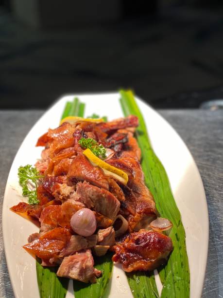 istock A plate of delicious Peking duck 1405504521