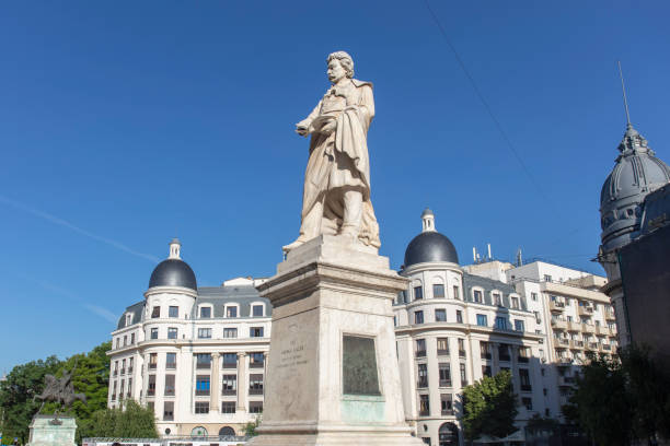 istock University's Square of Bucharest Romania 1405505206