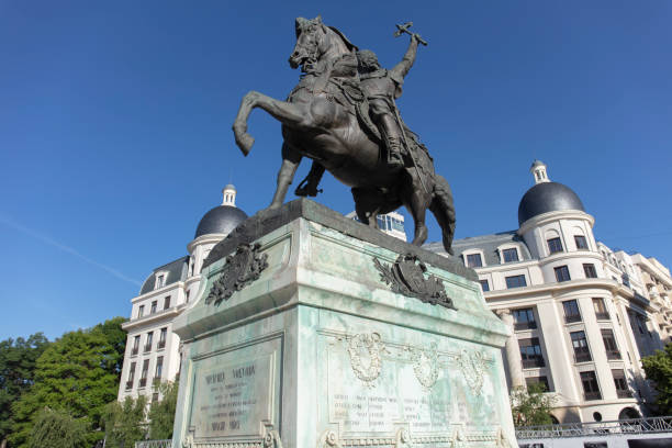 istock University's Square of Bucharest Romania 1405505208