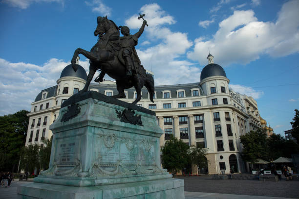 istock University's Square of Bucharest Romania 1405505218