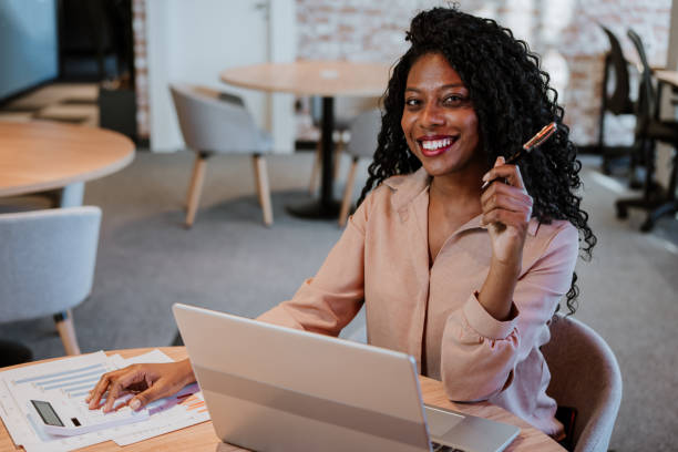 istock Businesswoman using laptop 1405507161