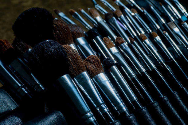 istock makeup brush background, beauty, cosmetic 1405507949