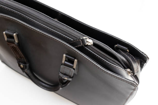 istock Black business bag on white background 1405509169
