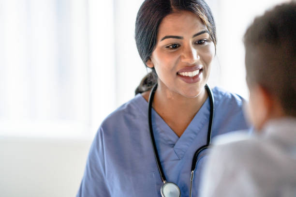istock Boy goes to get a medical check up 1405511448