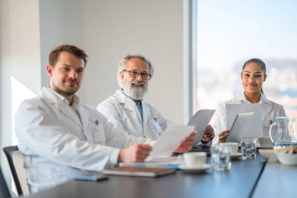 istock Skillful Health Specialists Looking at Camera 1405531140
