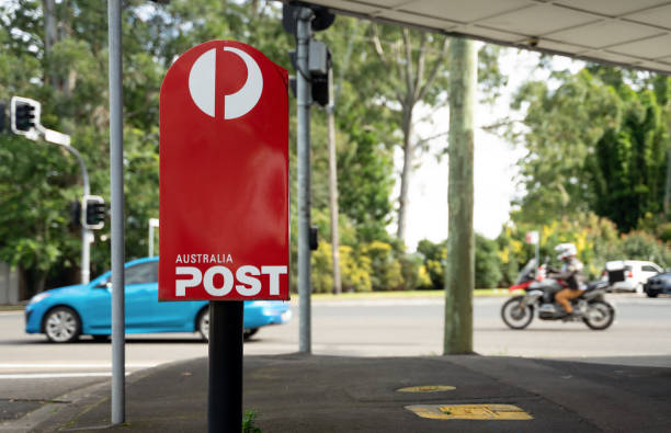 Red Post Box Aussie 200+ Red Post Box Australia Stock Photos, Pictures & Royalty-Free ...