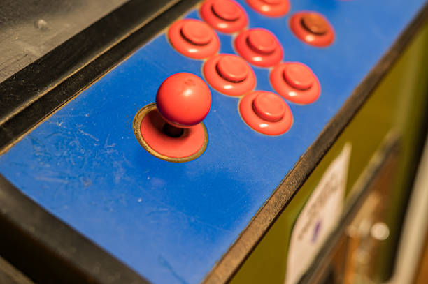 istock Close up shot of retro game controller 1405535692