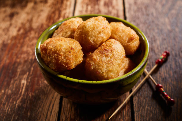 istock Bowl with delicious nuggets on table 1405542327
