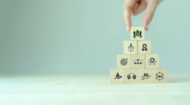 istock Operational excellence concept. Productivity with excellence process. Industrial management in efficiency and efficient process. Lean cost and  productivity growth. Process of continuous improvement. 1405552837