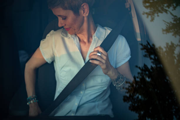 istock Be safe in the car - fasten your seat belt 1405559640