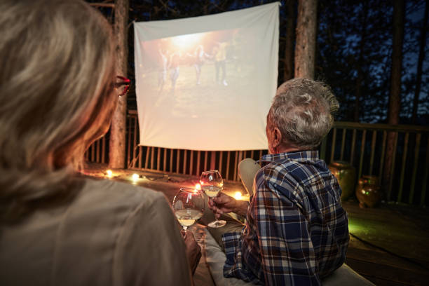 istock Movie night on a terrace! 1405561011