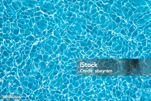 istock Blue wave abstract or rippled water texture background 1405562544