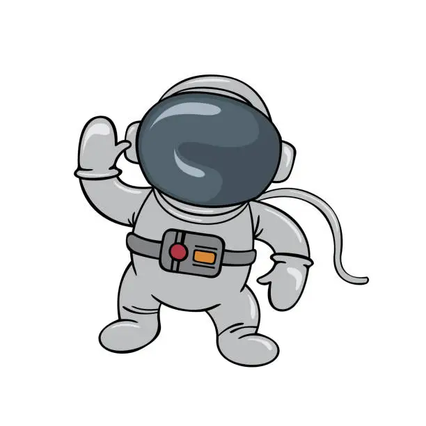 Vector illustration of Astronaut