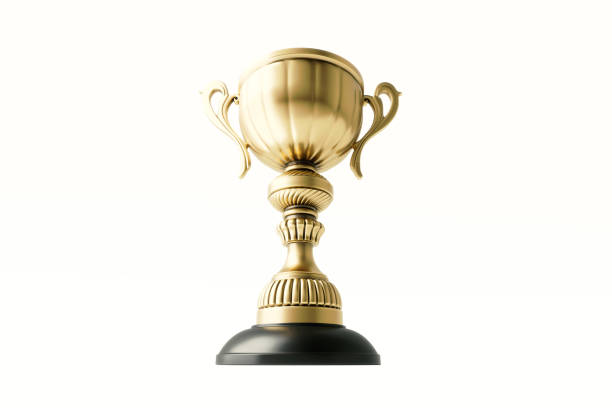 istock Gold Cup Isolated On White Background 1405583333