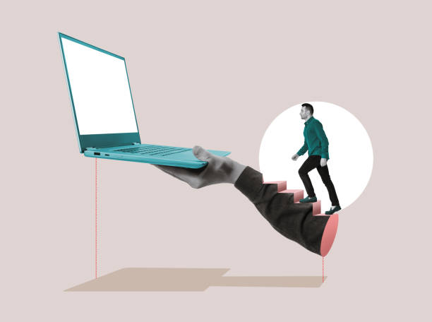 istock Climbing the career ladder. 1405583560