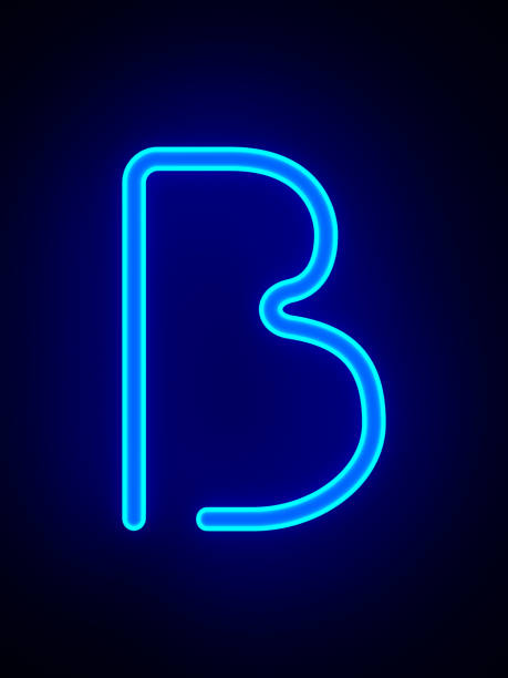 istock Character B on dark background. 3D illustration 1405589077