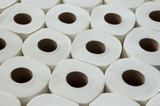 istock Toilet paper rolls 1405590471