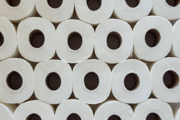 istock Toilet paper rolls 1405590477