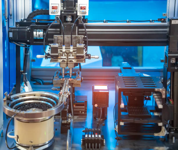 istock artificial intelligence machine at industrial manufacture factory 1405591343