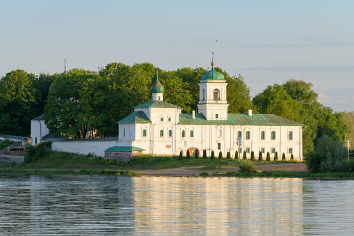 Spaso-Preobrazhenskiy Mirozhskiy Male Monastery. Pskov. Russia