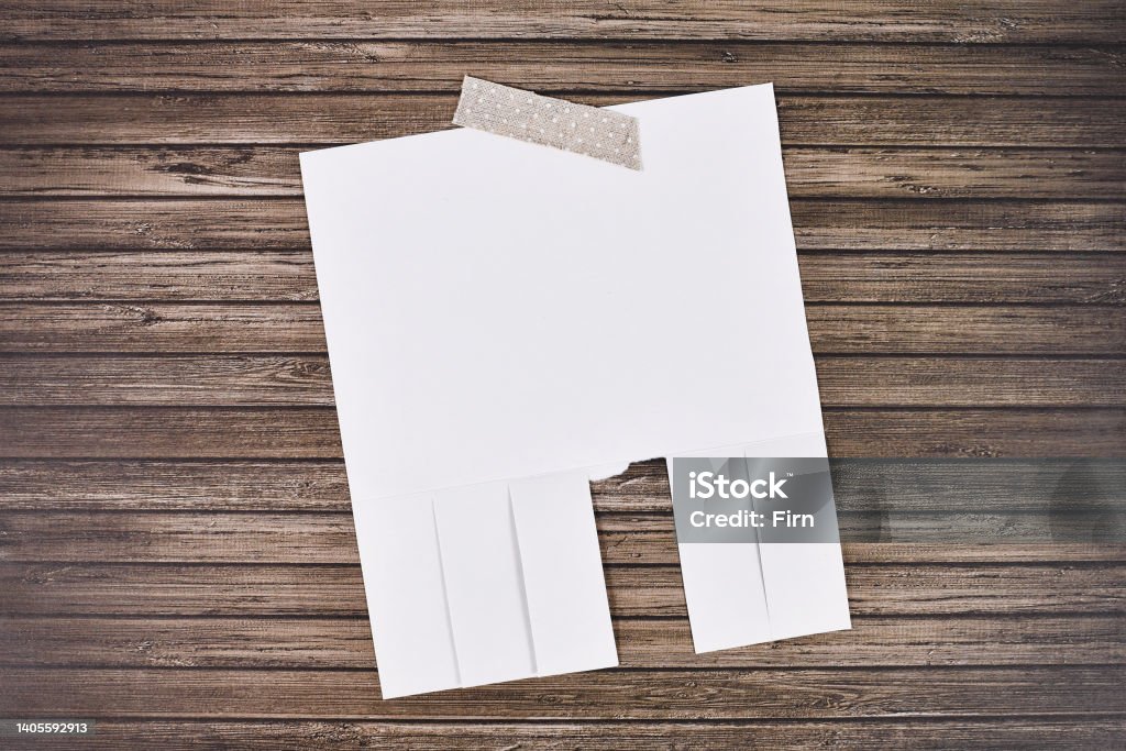 Without Writing Note Note Paper White Empty Tearoff Stub Paper Note Without Text Stock Photo - Download ...