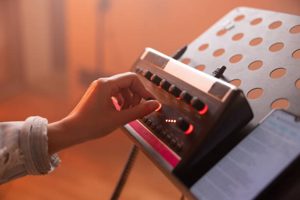 Close Up Of a Recording Studio Equipment