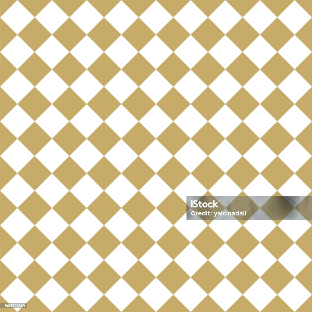 Checkerboard Pattern Gold Gold Checkered Seamless Geometric Pattern Transparent Background Square ...