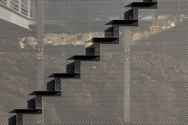 Semi transparent perforated metal sheet