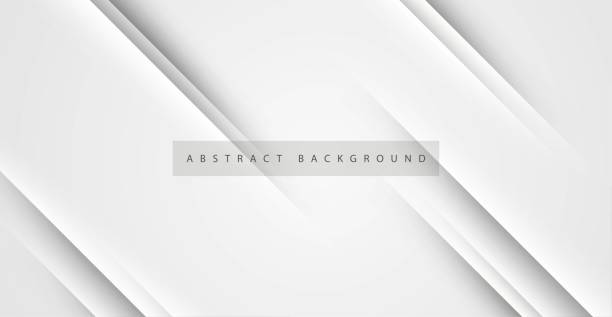 ilustrações, clipart, desenhos animados e ícones de listra diagonal cinza branco abstrato com sombra e fundo de luz.eps10 vetor - plano de fundo abstrato