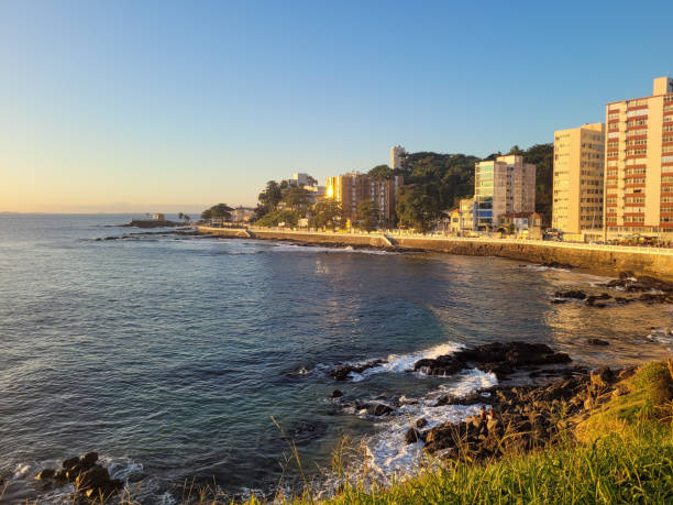 istock Red sunset in Salvador 1405621158