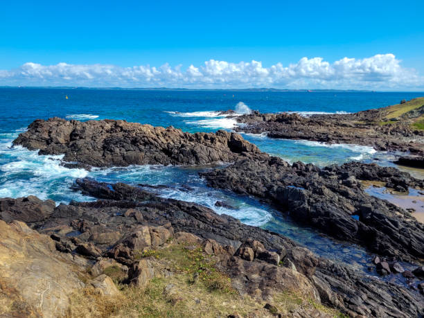 istock Beautiful beach with clear blue water 1405623235