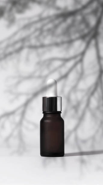 istock Serum bottle isolated on white background. 1405623240