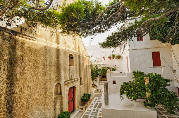 istock Taxiarches monastery in Serifos island 1405630722