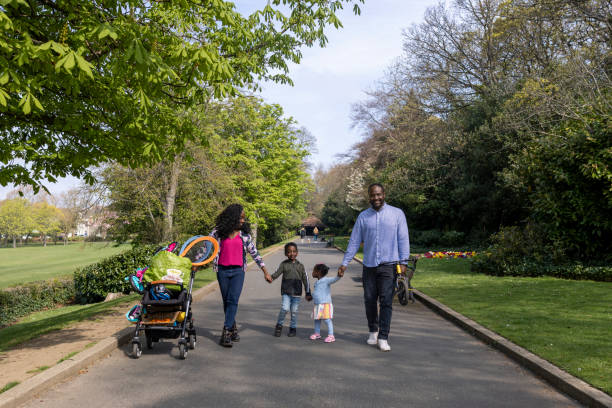 istock Out For A walk With The Family 1405630795
