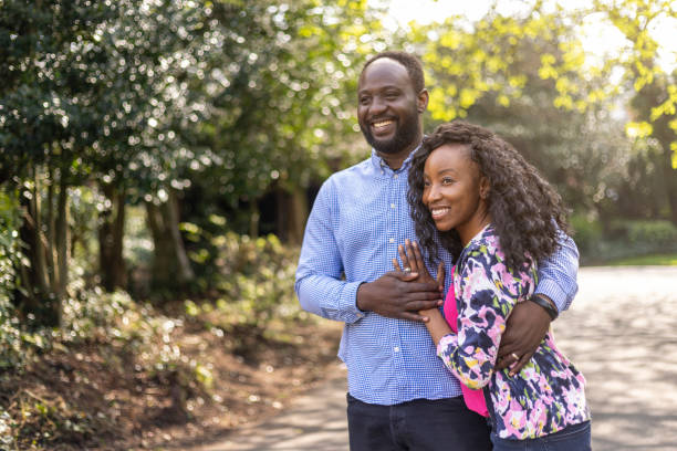 istock A Young Couple Embracing Each Other 1405631334