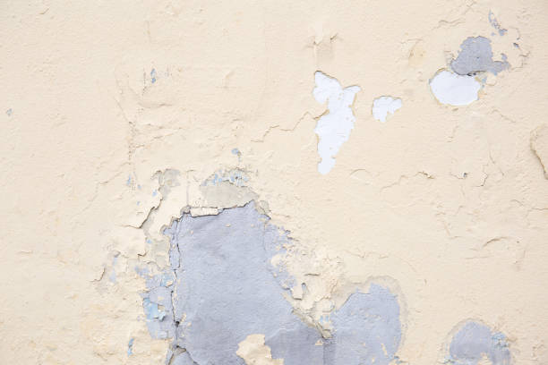 istock Beige background of the plastered wall. Close up. 1405634852