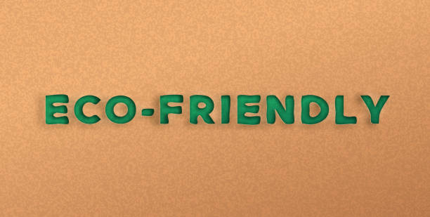 istock Green eco friendly paper cut quote label concept 1405634917