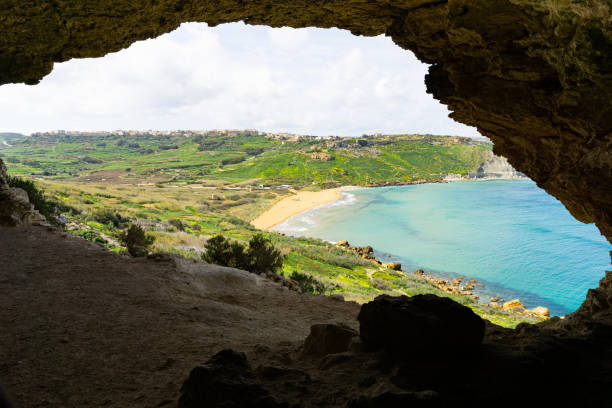 istock Gozo tourist site in Malta called Tal Mixta Cave 1405636643