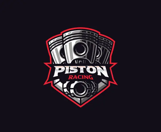 Vector illustration of Piston vector design