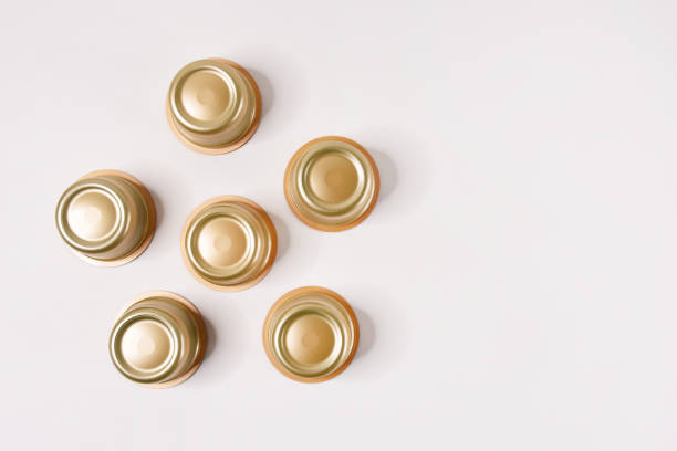 istock Coffee capsules on the white background 1405648535