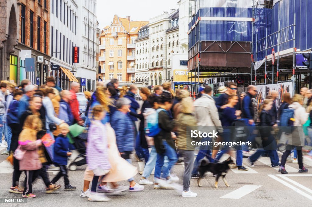 ทางม้าลายไม่ว่างในโคเปนเ